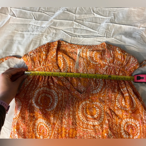 Anthropologie Terra Shirred Blouse Size S - Picture 6 of 10